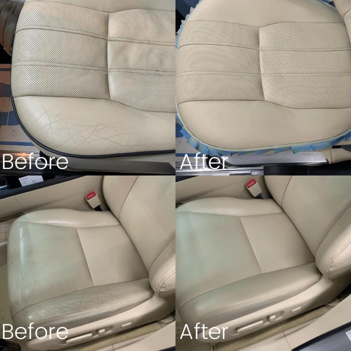 Leather restoration services